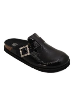 Klapki Genuins Claque vegan GE-G106153 czarny – 35