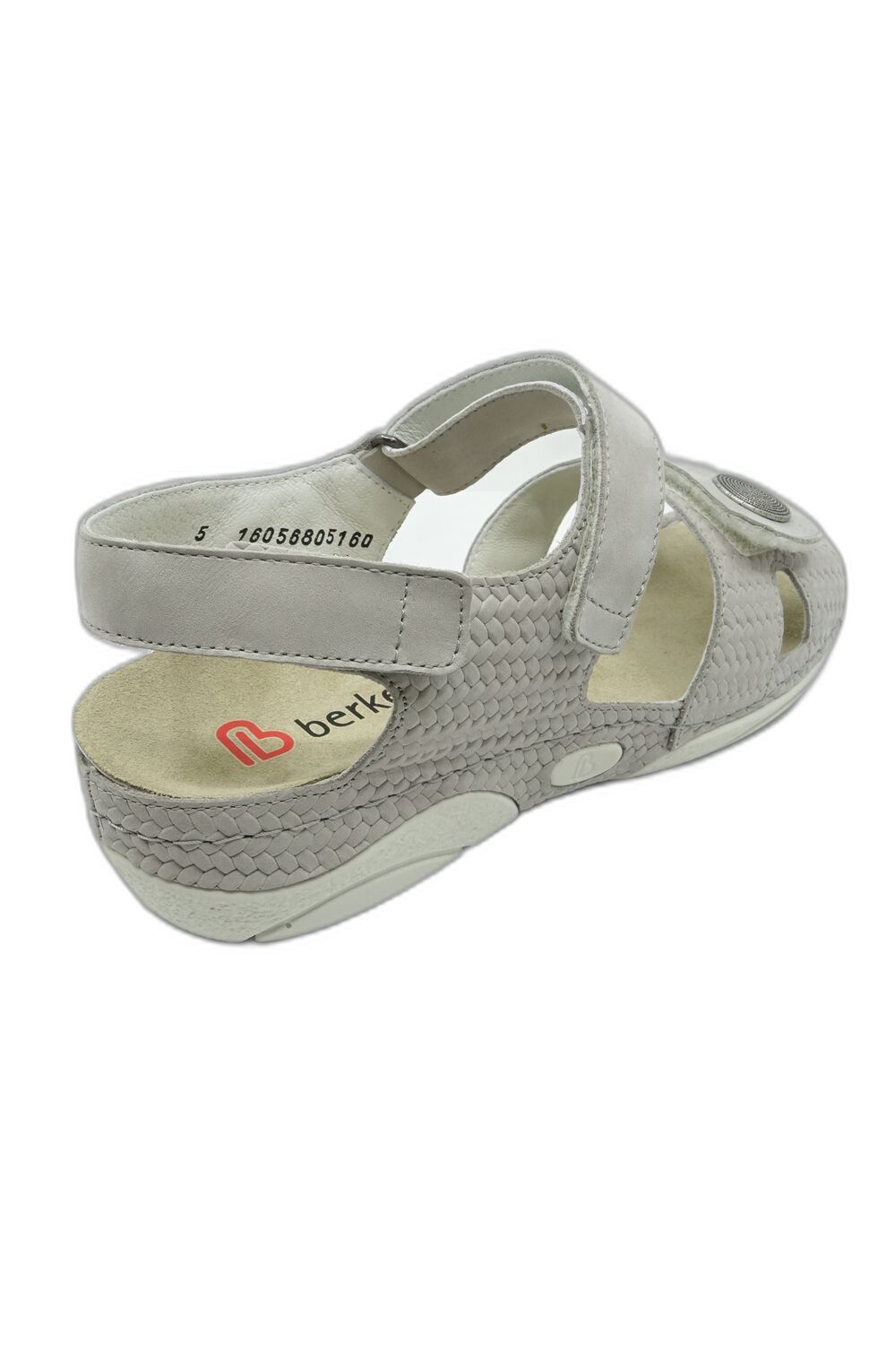 Sandały BERKEMANN Jacklyn 01605680 szary – 3,5 Sandały BERKEMANN Jacklyn 01605680 szary – 3,5