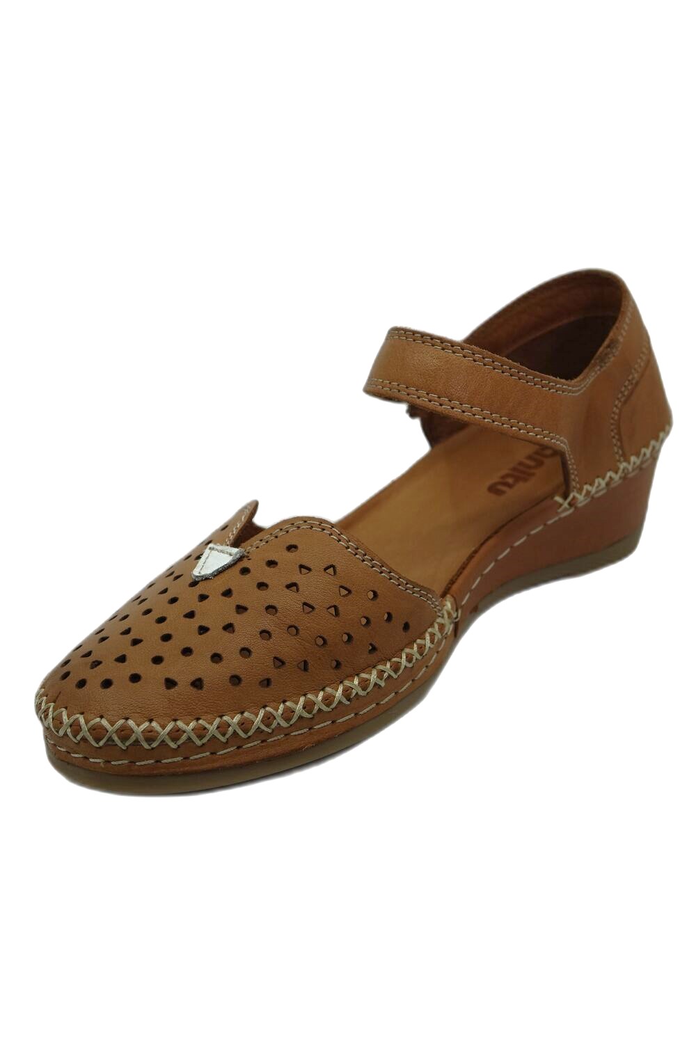 Sandały MANITU 910156-21 brązowy – 37 Sandały MANITU 910156-21 brązowy – 37